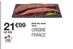 Monoprix Foie de veau offre