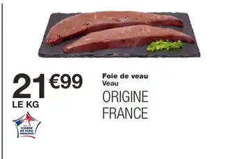 Monoprix Foie de veau offre