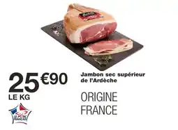 Monoprix Jambon sec supérieur de l'Ardèche offre