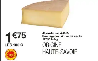 Monoprix Abondance A.O.P. offre