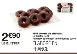 Monoprix Mini donuts au chocolat offre