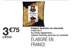 Monoprix Crêpes fourrées au chocolat offre