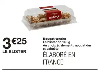 Monoprix Nougat tendre offre