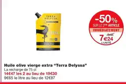 Monoprix TERRA DELYSSA Huile olive vierge extra offre