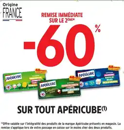 Intermarché SUR TOUT APÉRICUBE offre