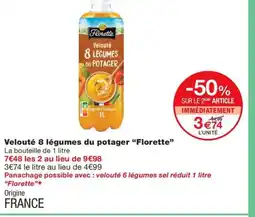 Monoprix FLORETTE Velouté 8 légumes du potager offre