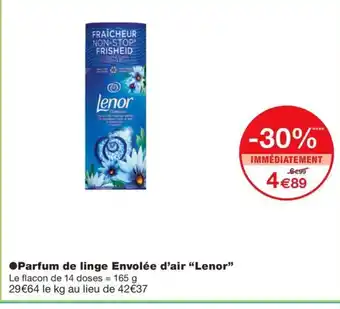 Monoprix LENOR Parfum de linge Envolée d'air offre