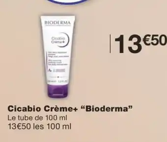 Monoprix BIODERMA Cicabio Crème+ offre