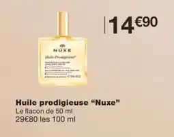 Monoprix NUXE Huile prodigieuse offre