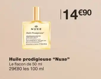 Monoprix NUXE Huile prodigieuse offre