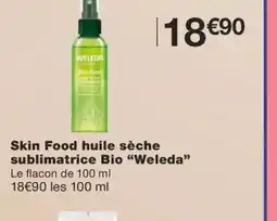 Monoprix WELEDA Skin Food huile sèche sublimatrice Bio offre