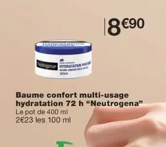 Monoprix NEUTROGENA Baume confort multi-usage hydratation 72 h offre