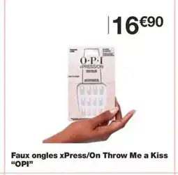 Monoprix OPI Faux ongles xPress/On Throw Me a Kiss offre