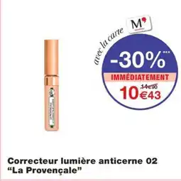 Monoprix LA PROVENÇALE Correcteur lumière anticerne 02 offre