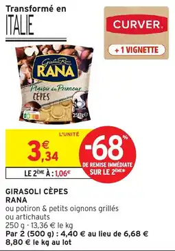 Intermarché Rana girasoli cepes offre