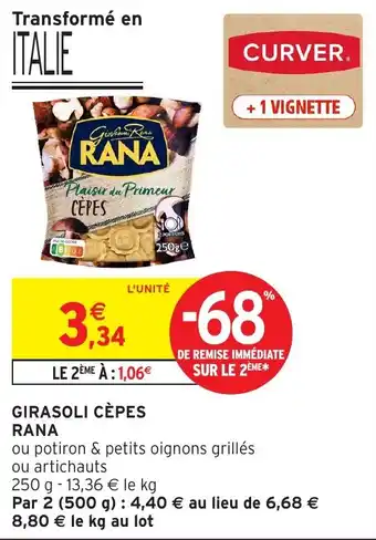 Intermarché Rana girasoli cepes offre