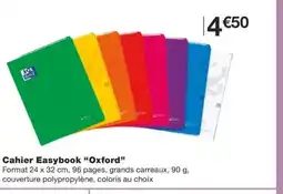 Monoprix OXFORD Cahier Easybook offre