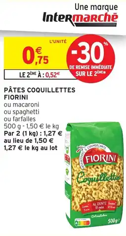 Intermarché Pate coquillettes fiorini offre