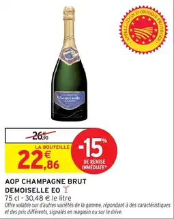 Intermarché Aop champagne brut demoiselle eo offre