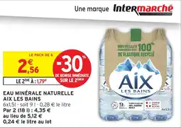 Intermarché Eau minerale naturelle aix les bains offre