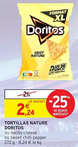 Intermarché Tortillas nature doritos offre