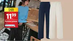 Lidl Pantalon palazzo offre