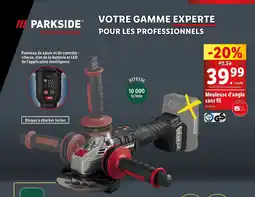 Lidl Parkside meuleuse d angle sans fil offre