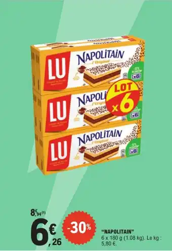 E.Leclerc Express LU "napolitain" offre