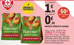 E.Leclerc Express Biscuits apéritifs savour offre