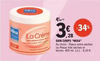 E.Leclerc Express "MIXA" Soin corps offre