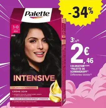 E.Leclerc Express "PALETTE DE SCHWARZKOPF" Coloration offre