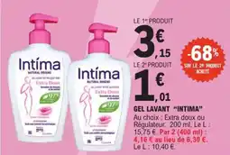 E.Leclerc Express "INTIMA" Gel lavant offre