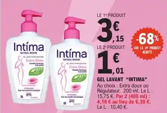 E.Leclerc Express "INTIMA" Gel lavant offre