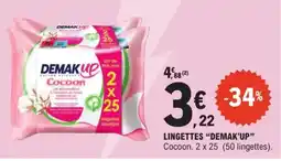 E.Leclerc Express "DEMAK'UP" Lingettes offre