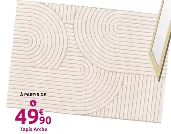 Mr Bricolage Tapis Arche crème offre