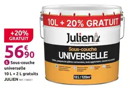 Mr Bricolage JULIEN Sous-couche universelle 10 L + 2 L gratuits offre