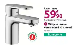 Mr Bricolage hansgrohe Mitigeur lavabo Vernis Blend 70 Chromé offre