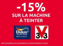 Mr Bricolage Dulux Valentine / V33 -15% sur la machine à teinter offre