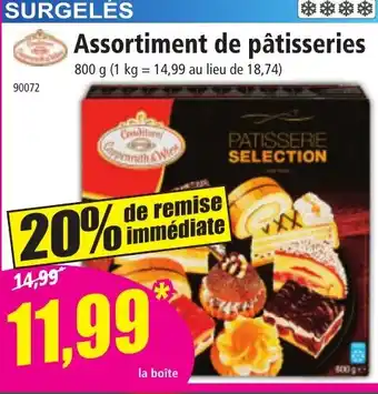 Norma Assortiment de pâtisseries offre