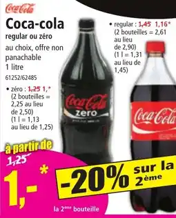 Norma COCA-COLA regular ou zéro offre