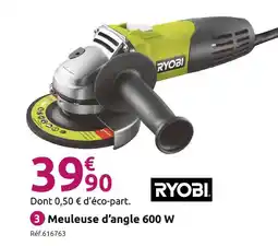 Mr Bricolage RYOBI Meuleuse d’angle RAG600 offre