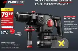 Lidl PARKSIDE PERFORMANCE Perforateur-burineur sans fil offre