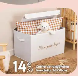 Maxi Bazar Coffre de rangement bouclette offre