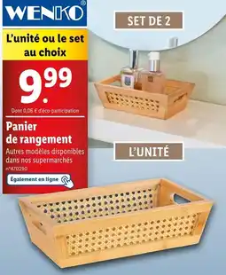 Lidl Wenko Panier de rangement offre