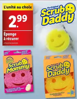 Lidl Scrub Daddy Éponge à récurer offre