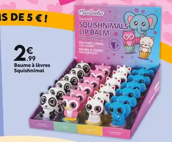 Maxi Bazar Baume à lèvres Squishnimal offre