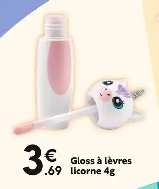 Maxi Bazar Gloss à lèvres licorne offre