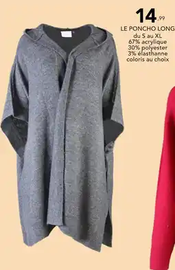 Stokomani Le poncho long offre