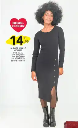 Stokomani La robe maille mousse offre