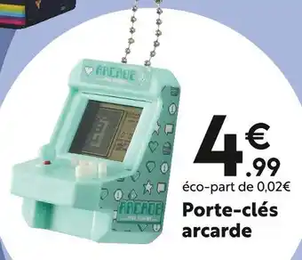 Maxi Bazar Porte-clés arcade offre